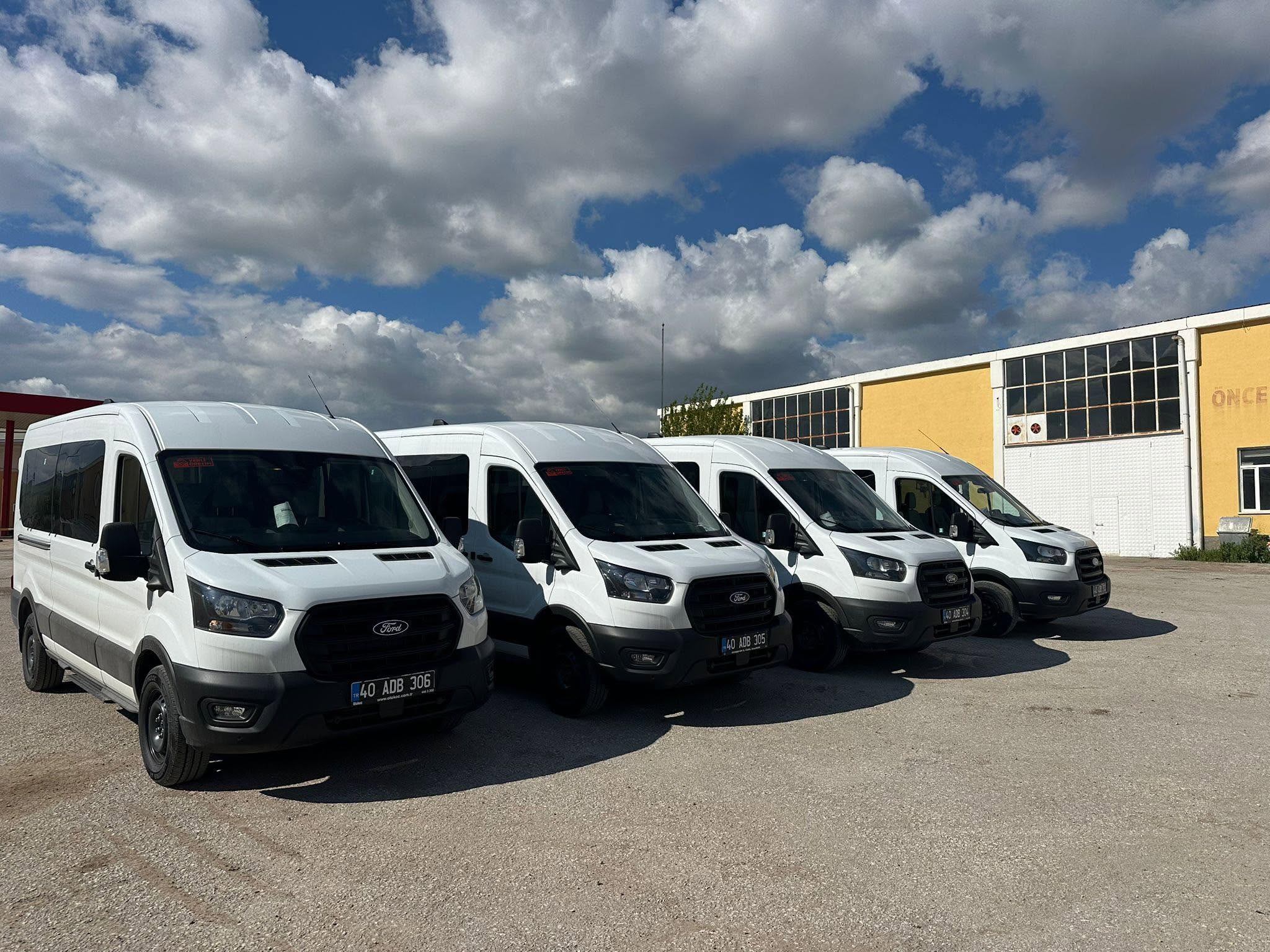 Kırşehir İl Özel İdaresi’ne 4 Yeni Minibüs Aracı Kazandırıldı