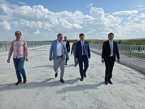 Tuzköy Havalimanı Yolu’nda Kritik İnceleme! Köprü Çalışması Hızla Devam Ediyor