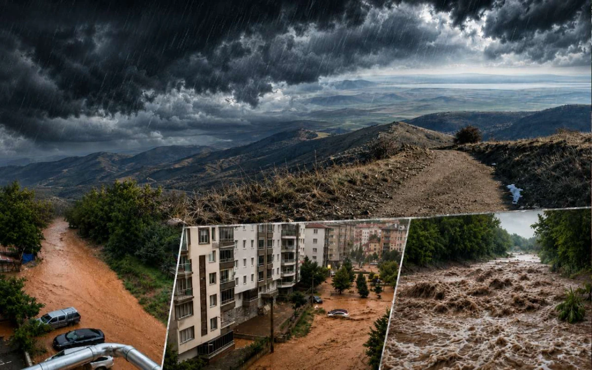 Kırşehir’deki Sel Felaketi Sonrası Kervansaray Dağları Yeniden Gündemde