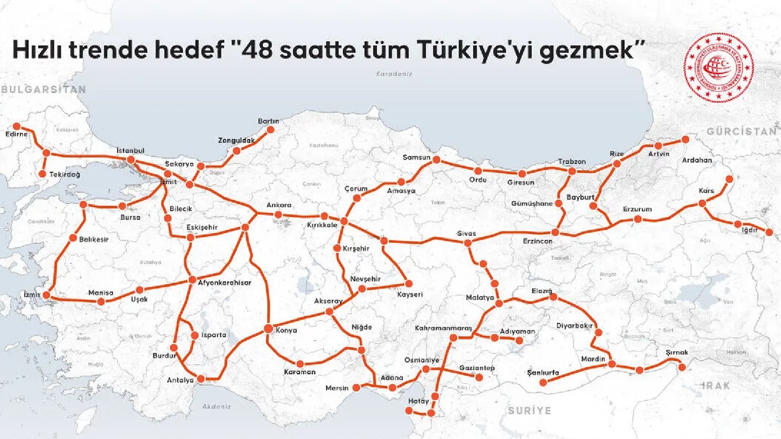 Kırşehir Hızlı Tren Haritasında Yer Aldı, Gözler Yatırım Takvimine Çevrildi