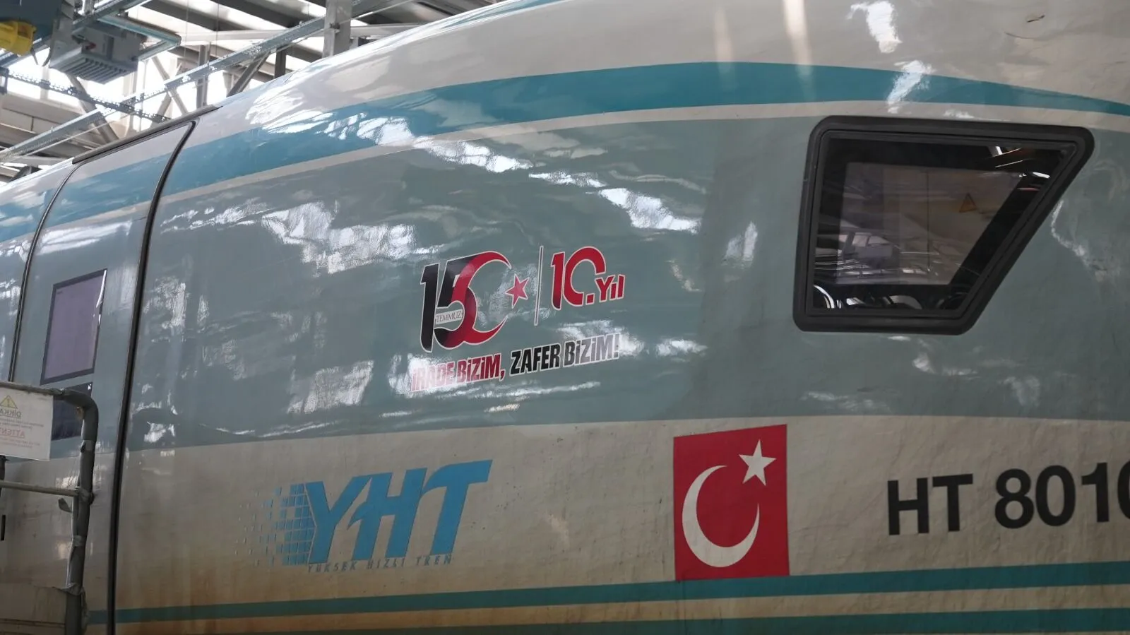 15 Temmuz’un 10. Yılı İçin YHT’lerde Özel Logo Dönemi