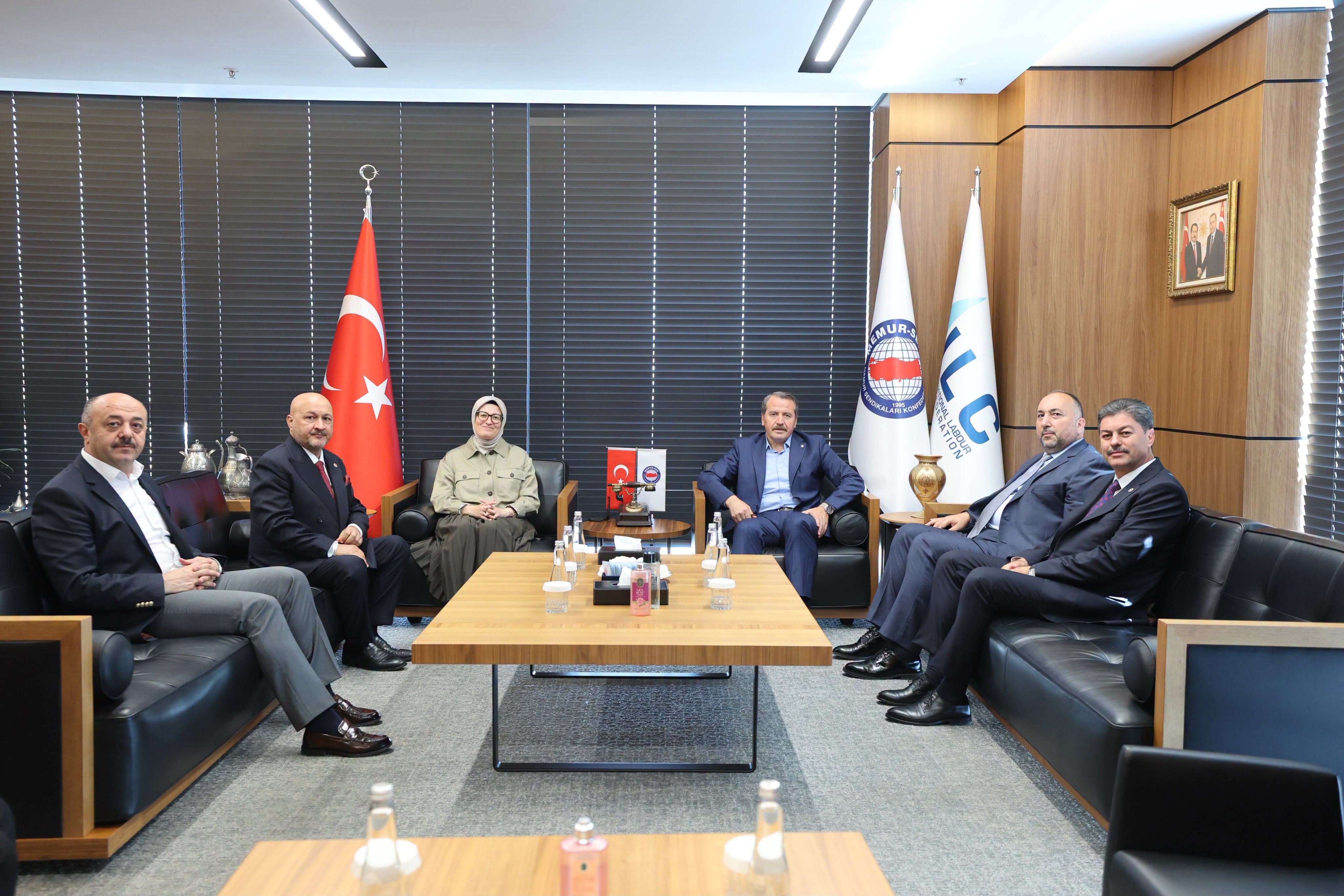 Ankara'da Anlamlı Taziye Ziyareti! Acı Günde Yalnız Bırakılmadı