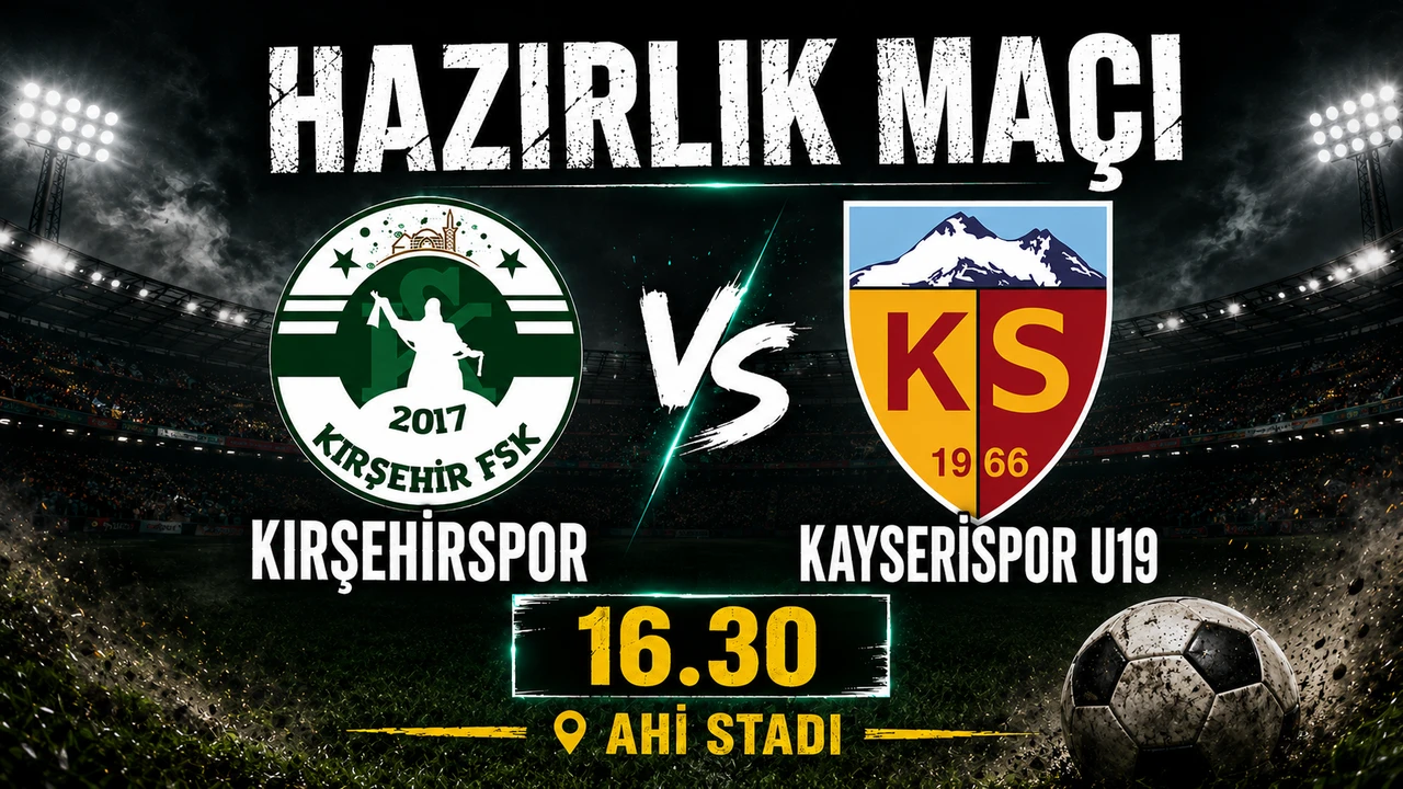 Yeşil-Beyazlılarda Son Hazırlık Maçı: Kırşehirspor-Kayserispor U19 Bugün 16.30’da