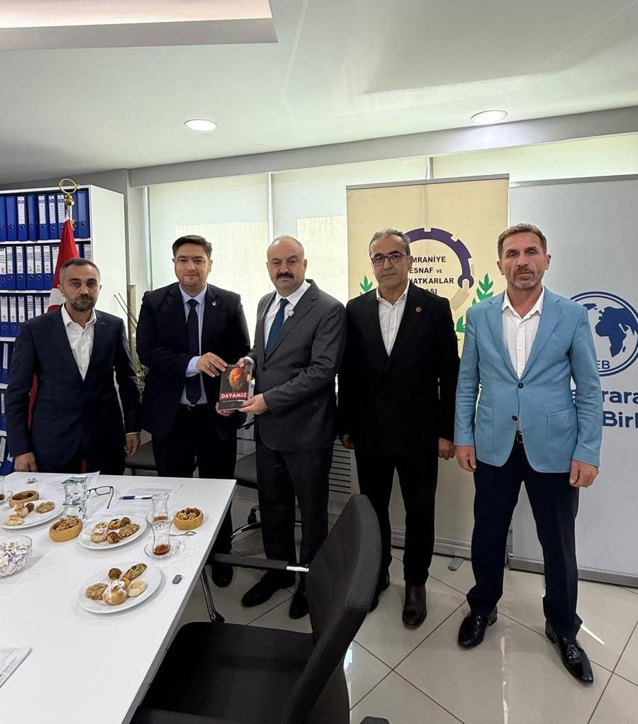 YENİDEN REFAH PARTİSİ ÜMRANİYE İLÇE BAŞKANI ORÇUN ŞEKERCİOĞLU’NDAN UEB’YE ZİYARET