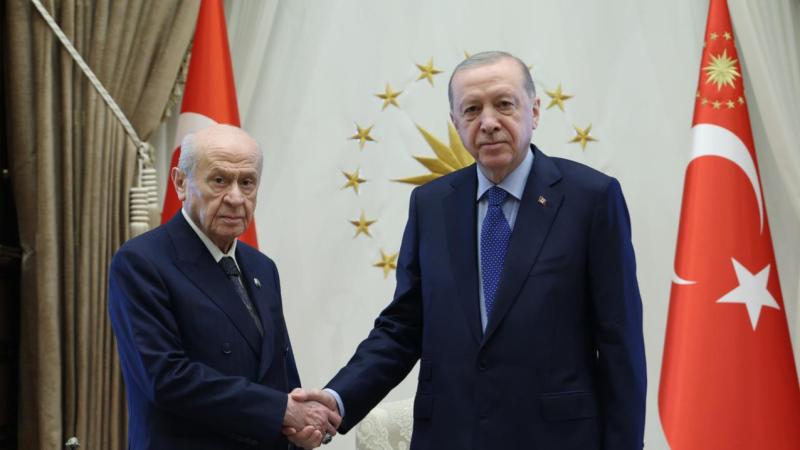 Cumhurbaşkanı Erdoğan, MHP Lideri Devlet Bahçeli’yi Kabul Etti