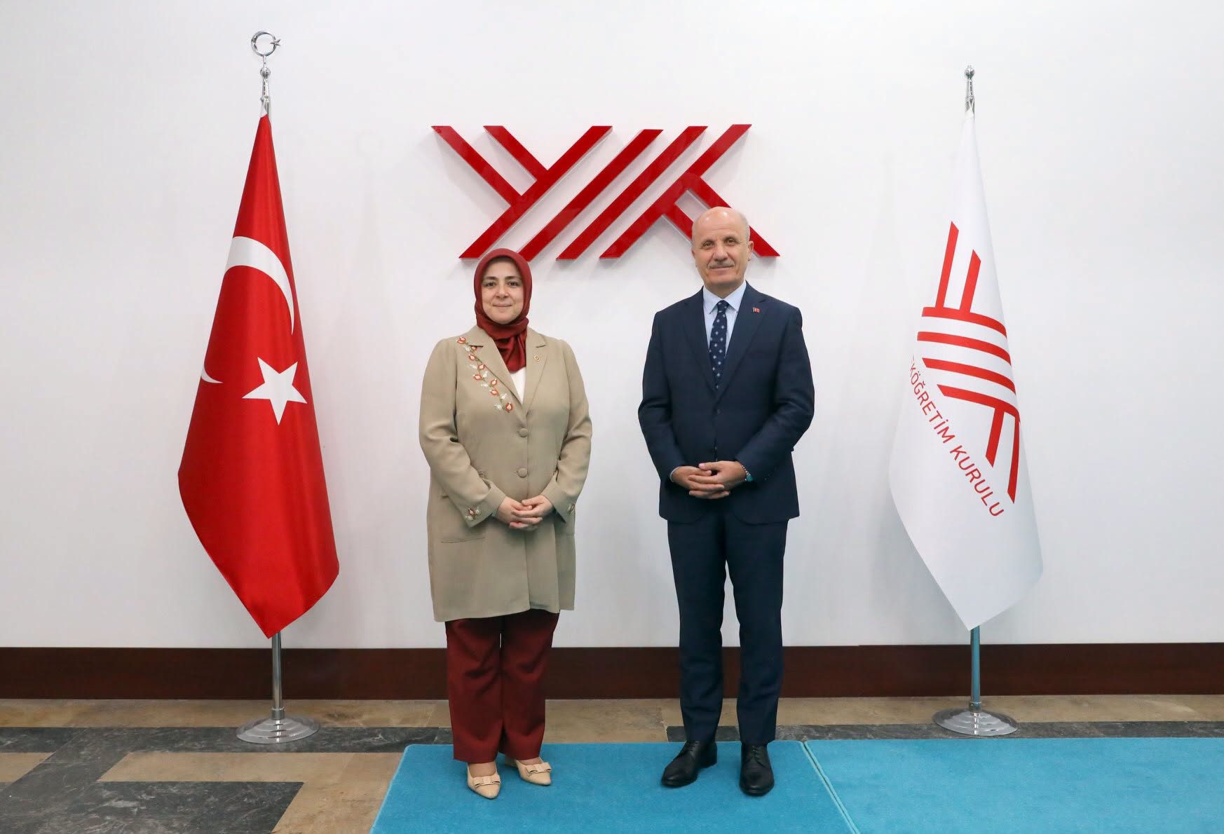 Tuğba Işık Ercan’dan YÖK Başkanı Erol Özvar’a Ziyaret