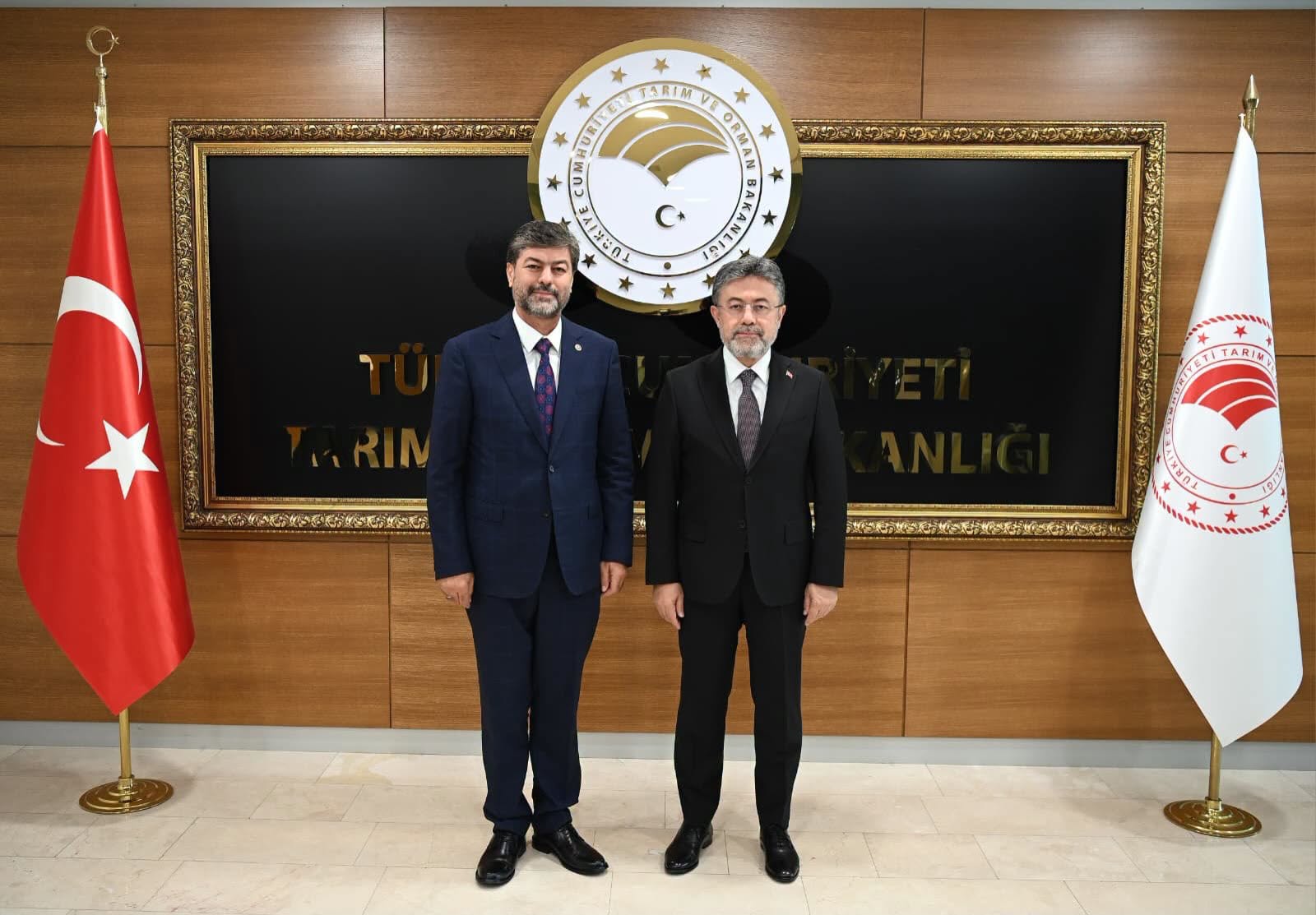 NECMETTİN ERKAN’DAN KIRŞEHİR TARIMI İÇİN ANKARA’DA ÖNEMLİ TEMAS: ÇİFTÇİNİN VE ÜRETİCİNİN TALEPLERİ GÜNDEMDE