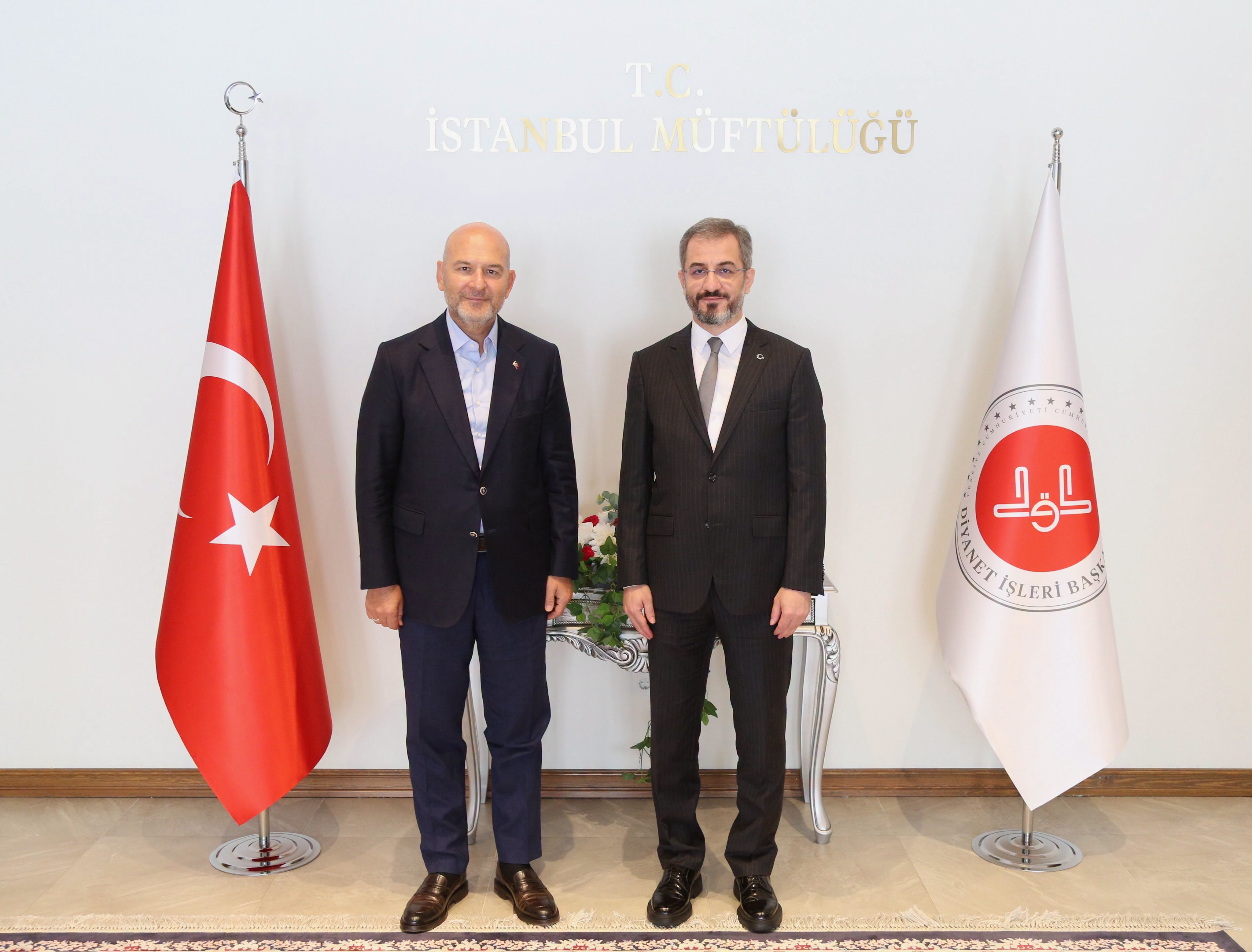 AK Parti İstanbul Milletvekili Soylu, İstanbul İl Müftülüğü’nü Ziyaret Etti