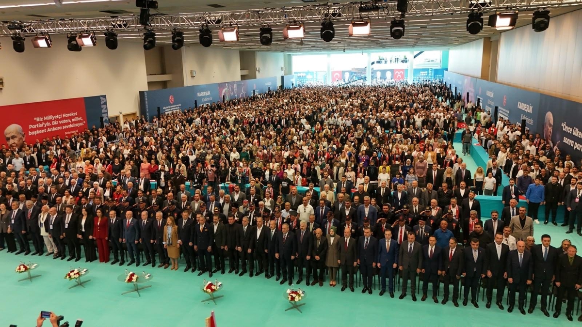 Bahçeli'den MHP Ankara Kongresi'nde Terörsüz Türkiye Mesajı