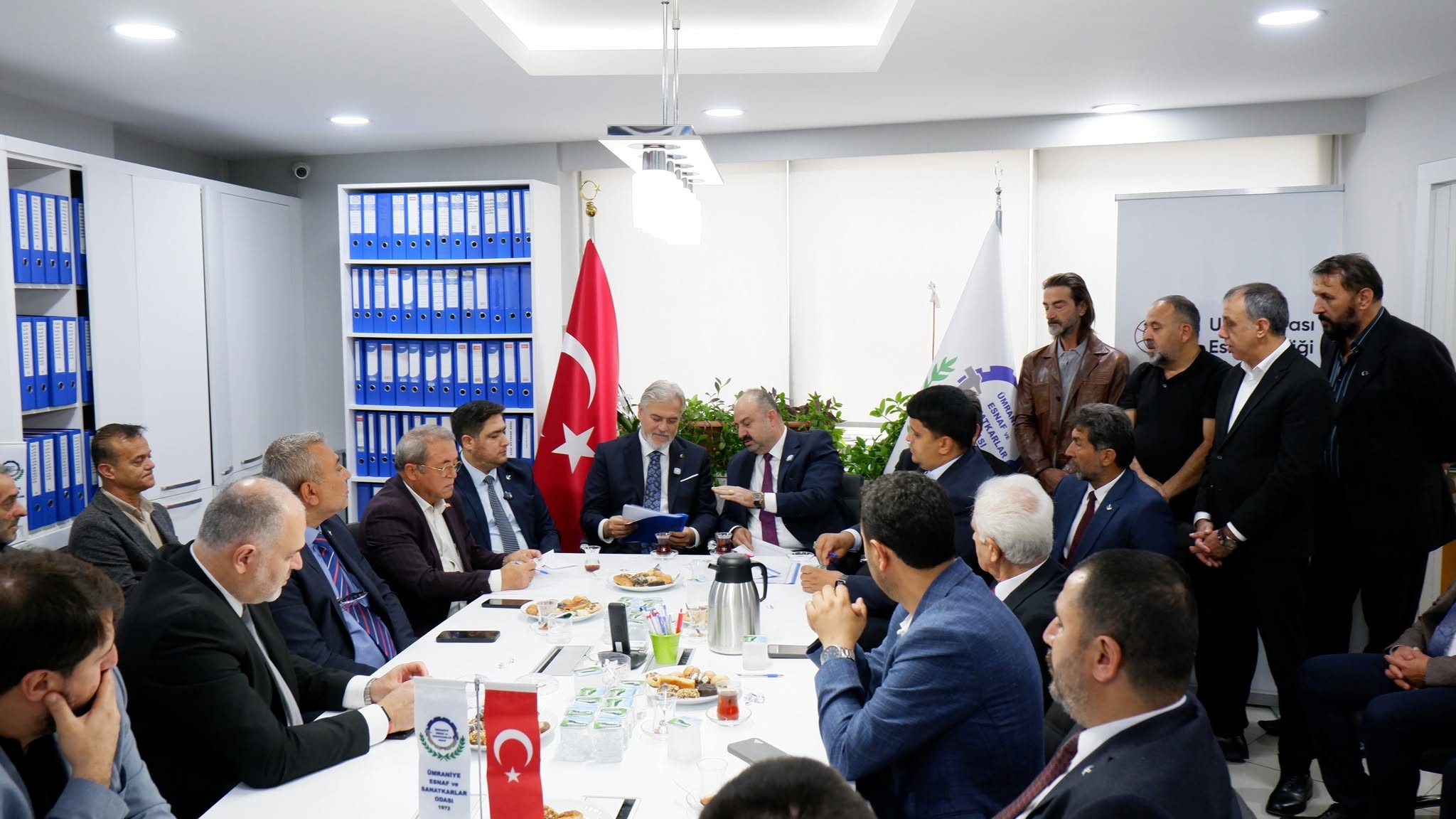 Yeniden Refah Partisi'nden UEB Genel Merkezi'ne Ziyaret