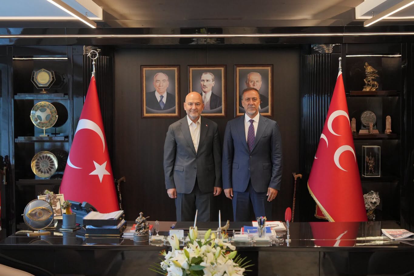 Cumhur İttifakı’nda İstanbul Mesaisi: Soylu, MHP İl Başkanlığında