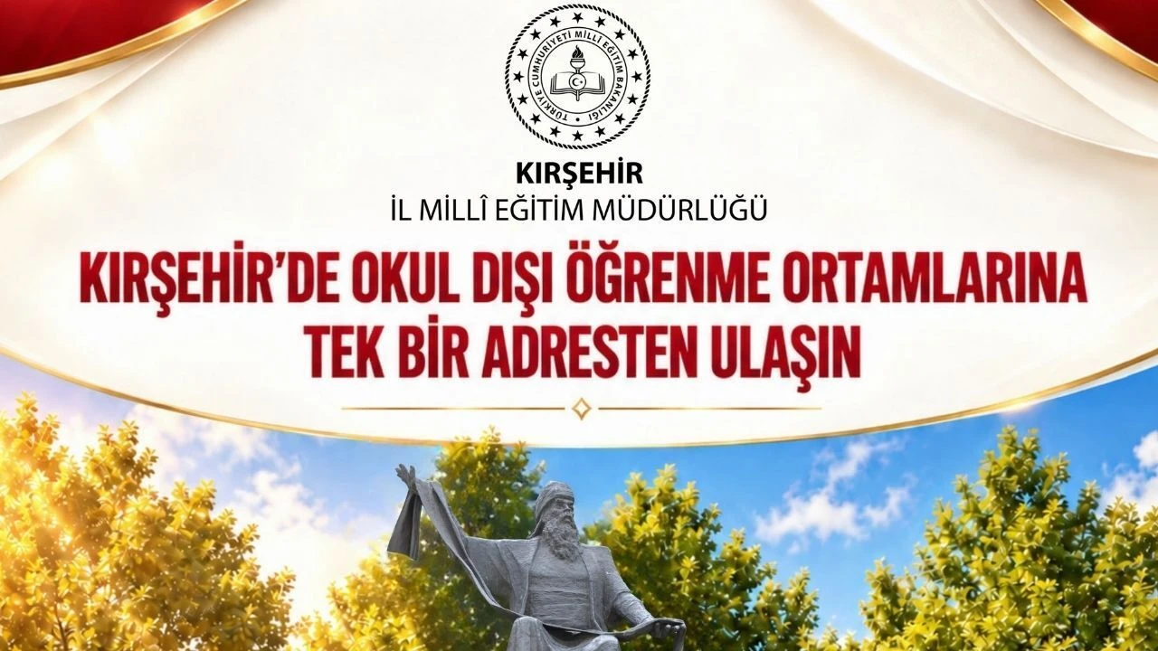 Kırşehir'de Okul Dışı Öğrenme Ortamları Tek Platformda Buluştu