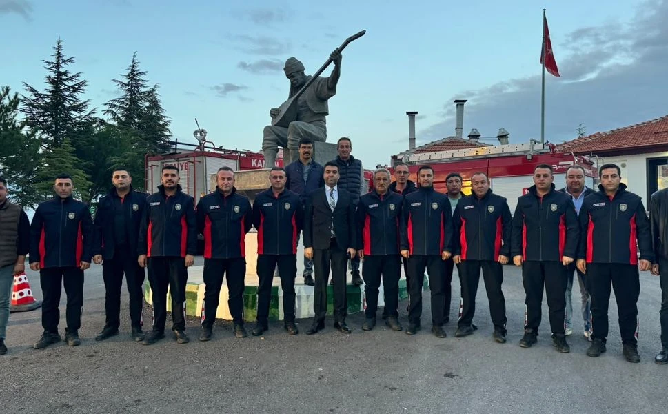 Kaman'da İtfaiye Haftası Buluşması: Başkan Demirci'den İtfaiye Ekiplerine Ziyaret