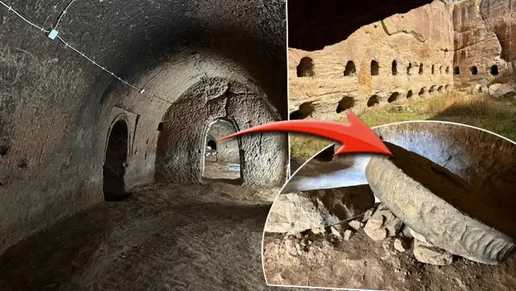 Kırşehir’de evlerin arasındaki Dulkadirli Yeraltı Şehri: 20 odalı yapı ve dev taşlar