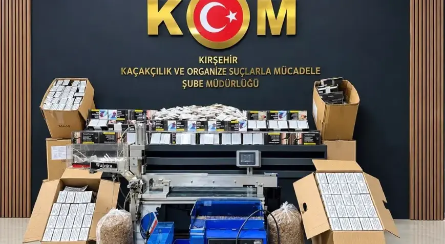Kırşehir’de 172 Bin Makaron Ele Geçirildi, 1 Şüpheli Yakalandı